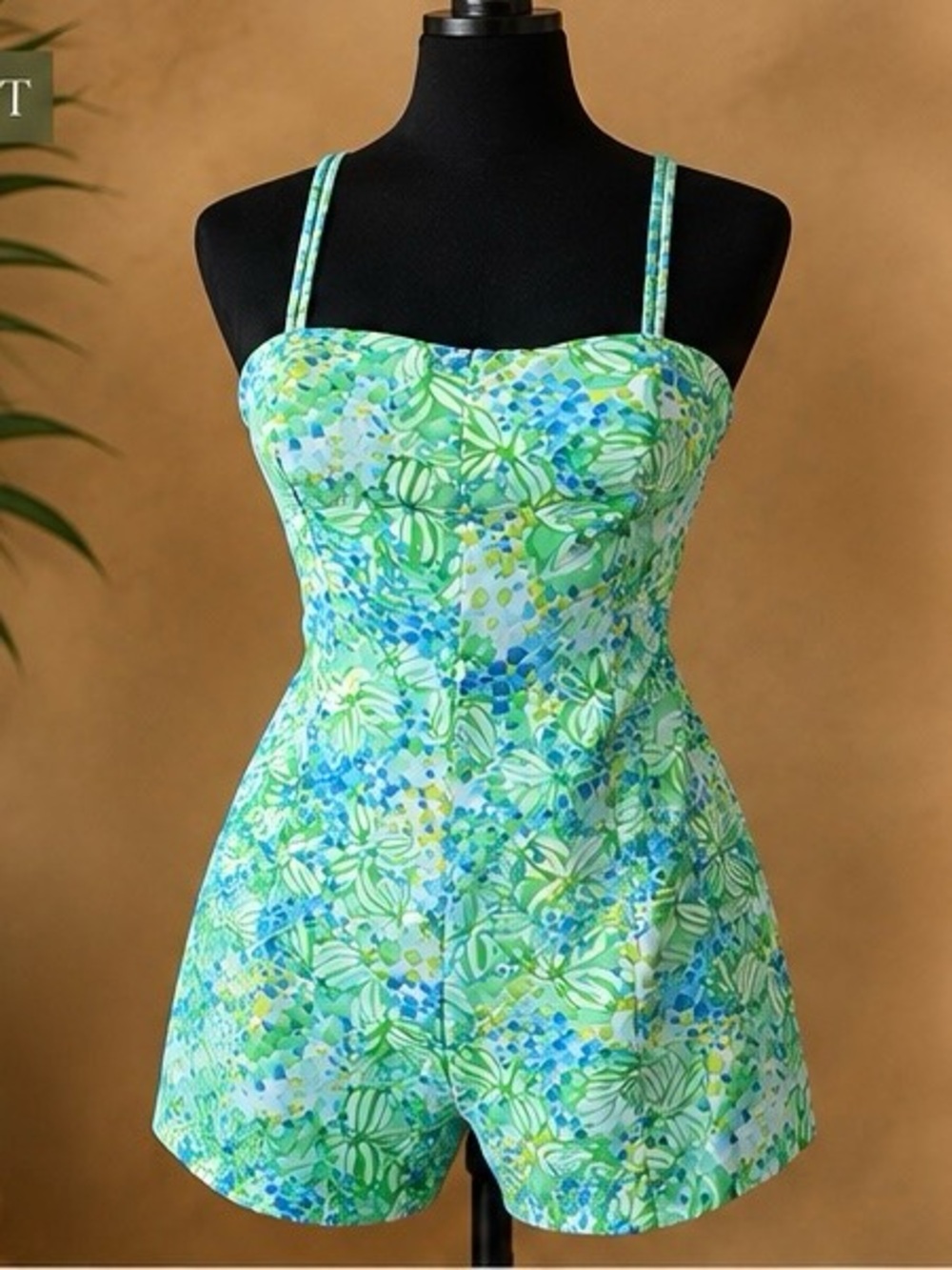1950s/60s Vintage Floral Playsuit